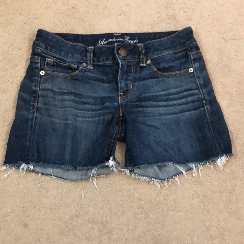 AEO stretch Jean shorts